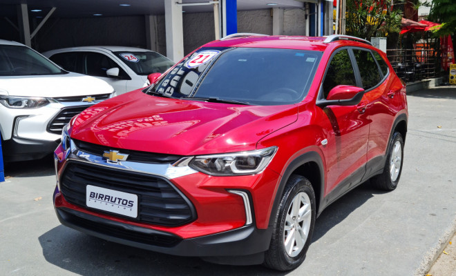 🚘 Chevrolet Tracker LT 1.0 Turbo 2021 – Vermelha ❤️-1