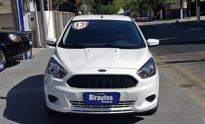 🚗 Ford Ka SE 1.0 2017 Branco – Econômico e completo! 🤍-0