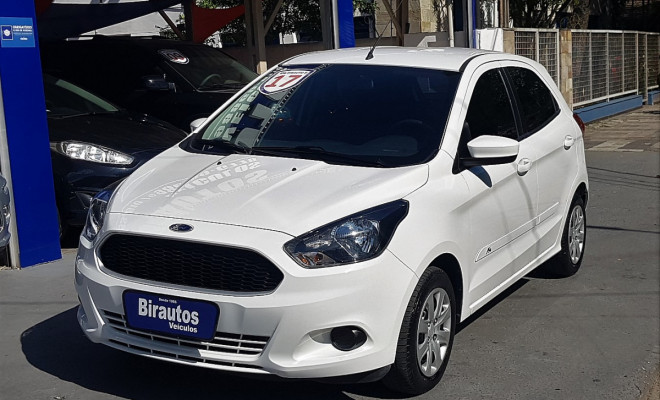 🚗 Ford Ka SE 1.0 2017 Branco – Econômico e completo! 🤍-1