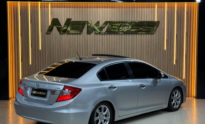 Honda Civic Sedan EXS 1.8/1.8 Flex 16V Aut. 4p 2013 Flex-0