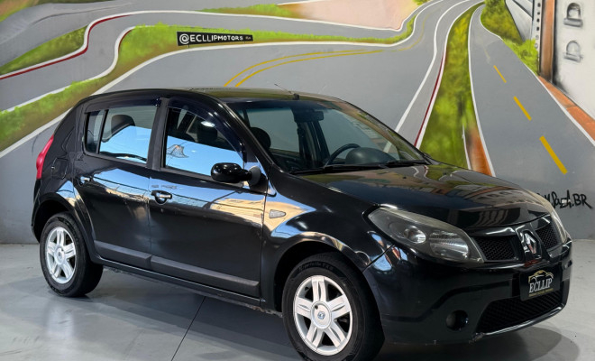 Renault SANDERO Privilège Hi-Flex 1.6 8V 5p 2009 Flex-0