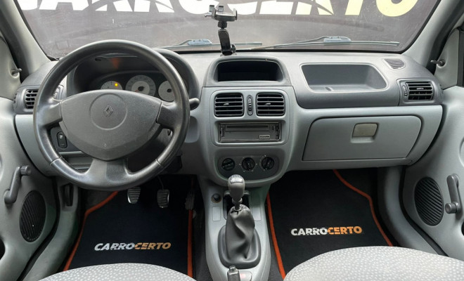 Renault Clio 1.0 2011 Flex  Básico   100% financiado-4