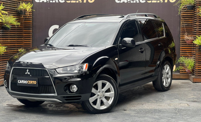 Mitsubishi OUTLANDER 3.0 GT 3.0 V6 Aut. 2012 Gasolina  C/teto  Bancos aquecidos