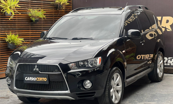 Mitsubishi OUTLANDER 3.0 GT 3.0 V6 Aut. 2012 Gasolina  C/teto  Bancos aquecidos-0
