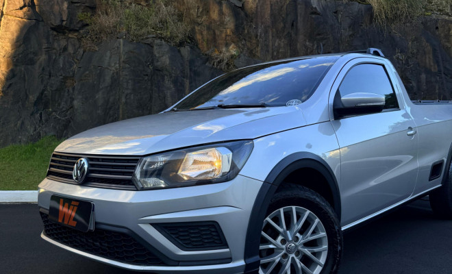 VW - VolksWagen Saveiro Trendline 1.6 T.Flex 8V 2020 Flex-1