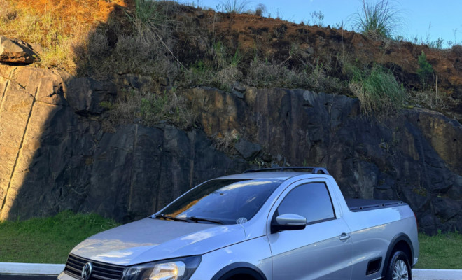 VW - VolksWagen Saveiro Trendline 1.6 T.Flex 8V 2020 Flex-0