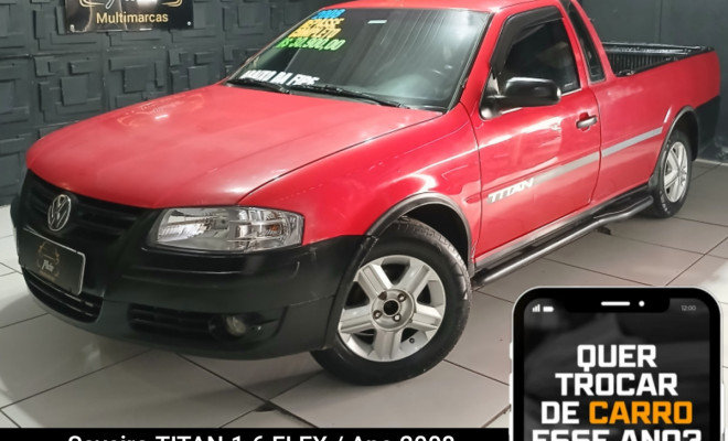 VolksWagen Saveiro 1.6 2008 COMPLETO / REPASSE / 100% FINANCIADO