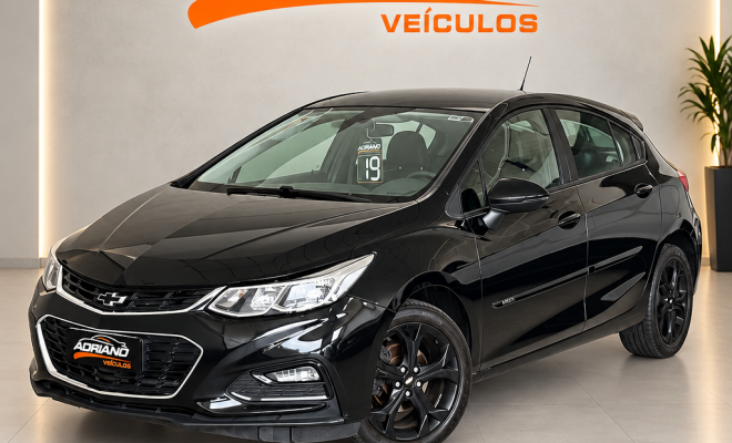 CRUZE Sport LT 1.4 TB Aut. 2019 - Turbo, Completíssimo e com Visual Esportivo!