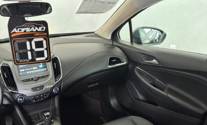 CRUZE Sport LT 1.4 TB Aut. 2019 - Turbo, Completíssimo e com Visual Esportivo!-12