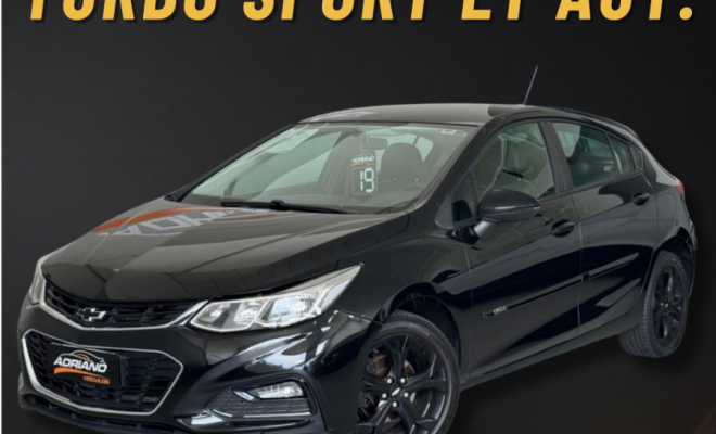 CRUZE Sport LT 1.4 TB Aut. 2019 - Turbo, Completíssimo e com Visual Esportivo!-18