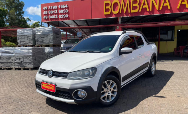 VW - VolksWagen Saveiro CROSS 1.6 T.Flex 16V CD 2015 Flex-0