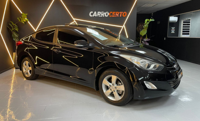 Hyundai Elantra GLS 2.0  Aut. 2014 Flex  C/ teto solar  TOP DE LINHA-0