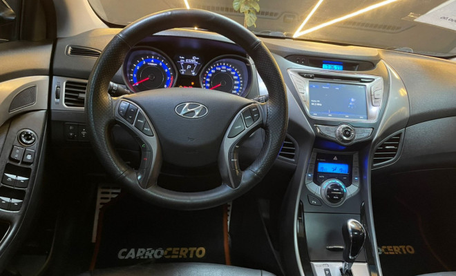 Hyundai Elantra GLS 2.0  Aut. 2014 Flex  C/ teto solar  TOP DE LINHA-5
