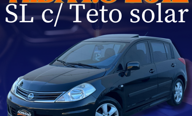 TIIDA SL 1.8 2012 | TETO SOLAR, BANCOS EM COURO E CHAVE DE PRESENÇA!-15