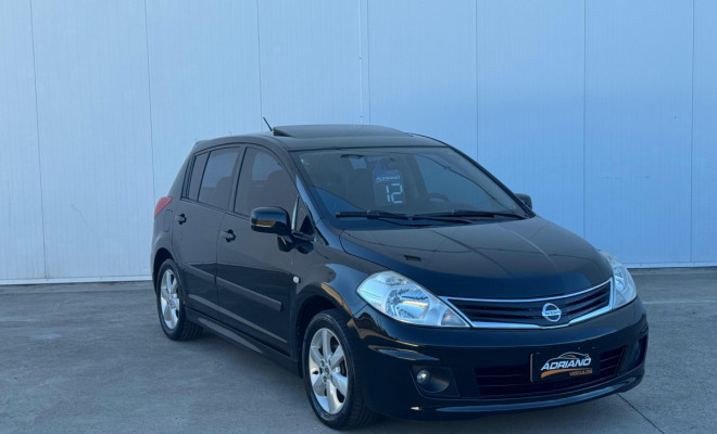 TIIDA SL 1.8 2012 | TETO SOLAR, BANCOS EM COURO E CHAVE DE PRESENÇA!-12