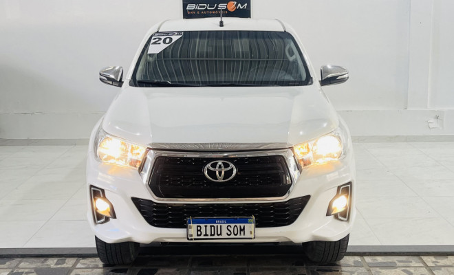 Toyota Hilux SR 2.8 4x4 2020 — potência, confiabilidade e desempenho no diesel que domina o mercado.-0