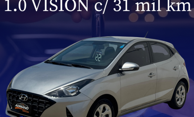 Seu próximo carro com cheiro de novo! HB20 Vision 1.0 2022 - Apenas 31 mil km!-17