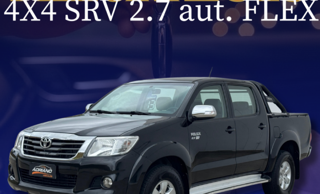 Hilux CD SRV 4x4 2.7 Aut. 2013 FLEX - A Lenda das Picapes, Pronta para Qualquer Desafio!-19