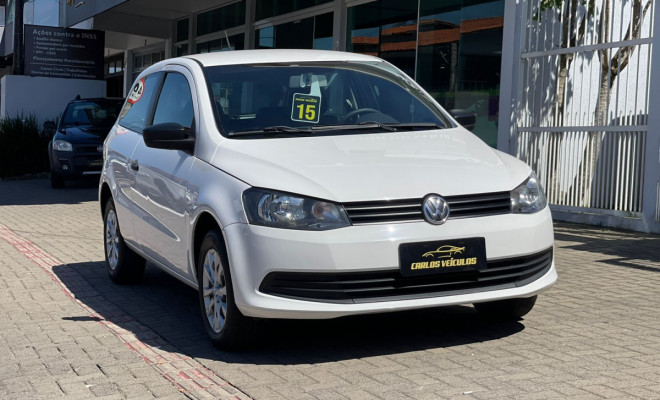 VW - VolksWagen Gol Trendline 1.0 T.Flex 8V 3p 2015 Flex-1