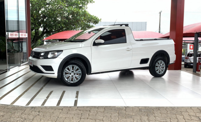 VW - VolksWagen Saveiro Trendline 1.6 T.Flex 8V 2018 Flex