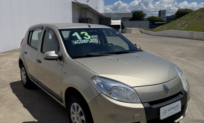 Renault SANDERO Expression Hi-Flex 1.0 16V 5p 2013 Flex-0