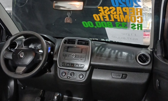 Renault KWID Zen 1.0 2020 COMPLETO / REPASSE / 100% FINANCIADO-7