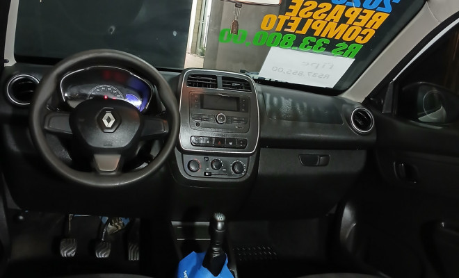 Renault KWID Zen 1.0 2020 COMPLETO / REPASSE / 100% FINANCIADO-10