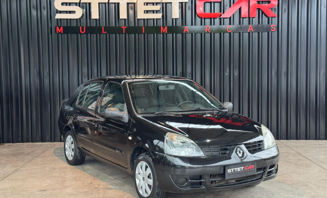 Renault Clio Sed. Authentique Hi-Flex 1.6 16V 4p 2009 Flex-0