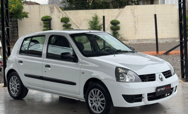 Renault Clio Authentique Hi-Flex 1.0 16V 5p 2008 Flex-0