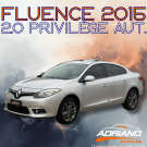 RENAULT FLUENCE PRIVILÈGE 2.0 AUT. 2015 | TETO SOLAR E CONFORTO PREMIUM.-18