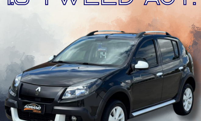 SANDERO STEPWAY 1.6 AUT. 2014 | ESPAÇO E ROBUSTEZ COM CONFORTO AUTOMÁTICO-17