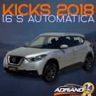 NISSAN KICKS S 1.6 AUT 2018 | OPORTUNIDADE - CONFORTO E ECONOMIA-18