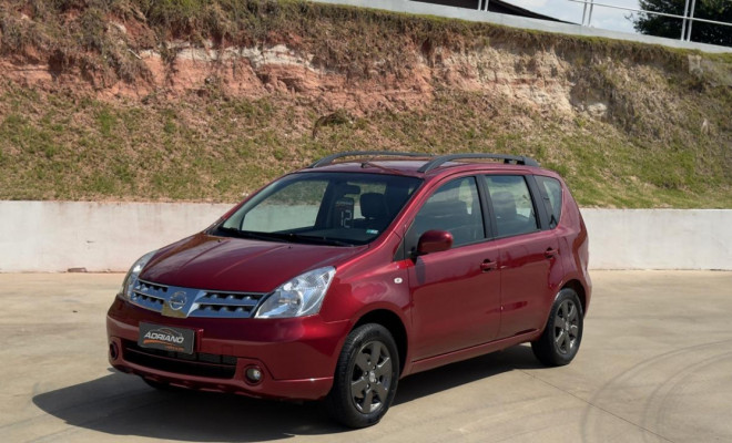 NISSAN LIVINA SL 1.8 AUT 2012 | ÚNICA DONA E 74 MIL KM.