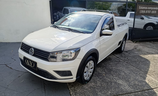 VW - VolksWagen Saveiro Trendline 1.6 T.Flex 8V 2018 Flex