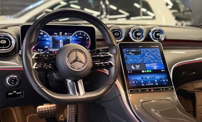 Mercedes-Benz C-300 AMG Line 2.0 TB Aut. (Híbrido) 2022 Híbrido-4