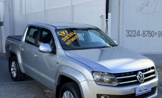 VW - VolksWagen AMAROK High.CD 2.0 16V TDI 4x4 Dies. Aut 2012 Diesel-0
