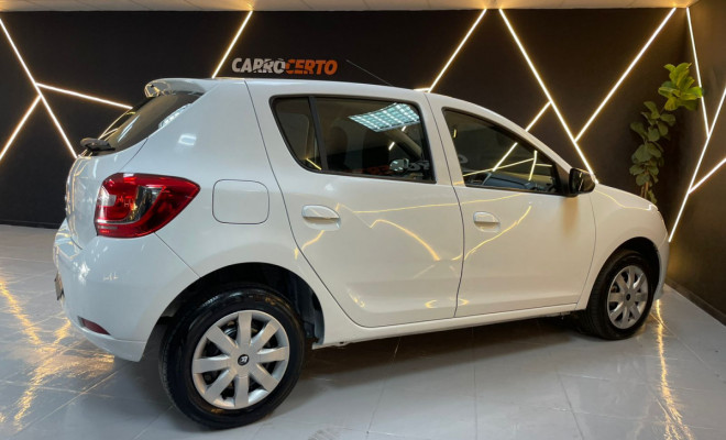 Renault SANDERO Authentique Flex 1.0  2017  ÓTIMO PARA APP-3