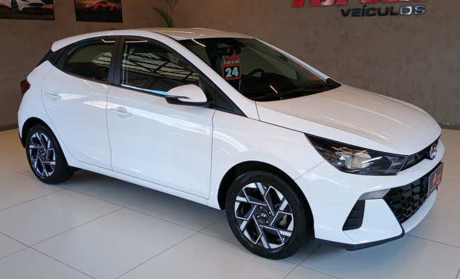 Hyundai HB20 Comfort Plus 1.0 TB Flex 12V Aut. 2024 Flex C/IPVA 2026 PAGO-0