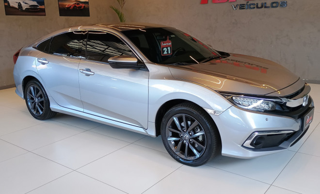 Honda Civic Sedan EXL 2.0 Flex 16V Aut.4p 2021 Flex C/IPVA 2026 PAGO-0