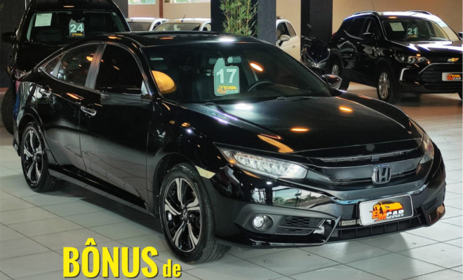 Honda Civic Sedan TOURING 1.5 Turbo 16V Aut.4p 2017 Gasolina