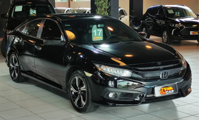 Honda Civic Sedan TOURING 1.5 Turbo 16V Aut.4p 2017 Gasolina