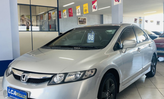 Honda Civic Sedan LXS 1.8/1.8 Flex 16V Aut. 4p 2008 Flex-0