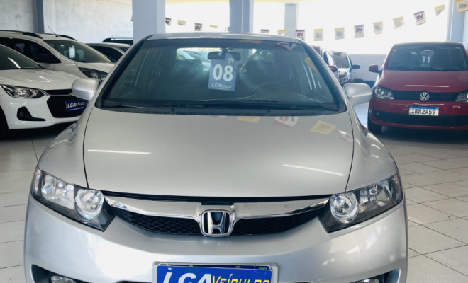 Honda Civic Sedan LXS 1.8/1.8 Flex 16V Aut. 4p 2008 Flex-1