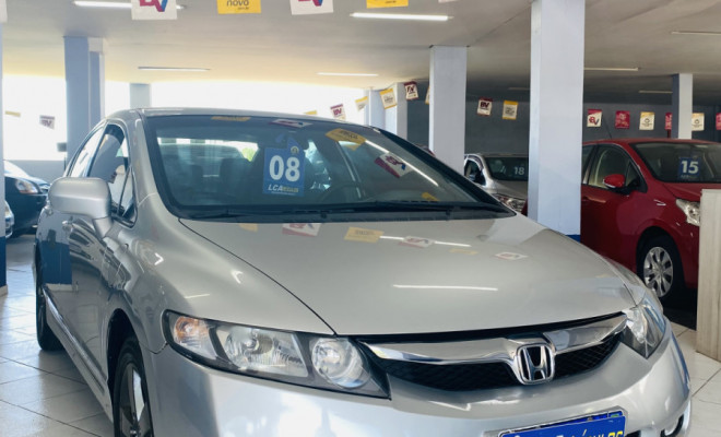 Honda Civic Sedan LXS 1.8/1.8 Flex 16V Aut. 4p 2008 Flex