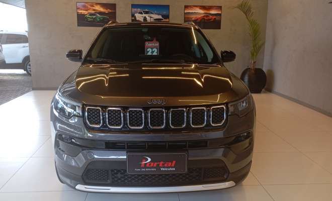 Jeep COMPASS LONG. T270 1.3 TB 4x2 Flex Aut. 2022 Flex C/IPVA 2026 PAGO TETO SOLAR-1