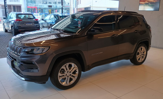 Jeep COMPASS LONG. T270 1.3 TB 4x2 Flex Aut. 2022 Flex C/IPVA 2026 PAGO TETO SOLAR-2