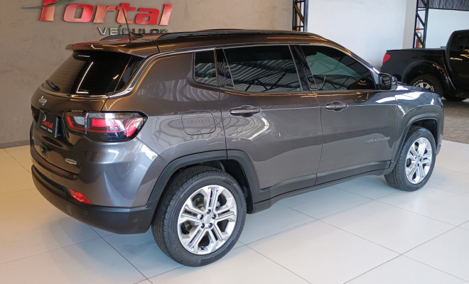 Jeep COMPASS LONG. T270 1.3 TB 4x2 Flex Aut. 2022 Flex C/IPVA 2026 PAGO TETO SOLAR-3