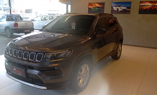 Jeep COMPASS LONG. T270 1.3 TB 4x2 Flex Aut. 2022 Flex C/IPVA 2026 PAGO TETO SOLAR-2