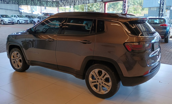 Jeep COMPASS LONG. T270 1.3 TB 4x2 Flex Aut. 2022 Flex C/IPVA 2026 PAGO TETO SOLAR-4