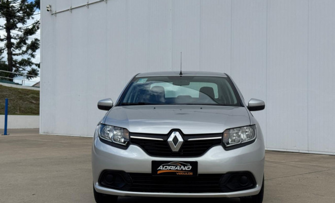 RENAULT LOGAN EXPR. AVANTAGE 1.0 2018 | ESPAÇO, ECONOMIA E PROCEDÊNCIA DE ÚNICA DONA.-0